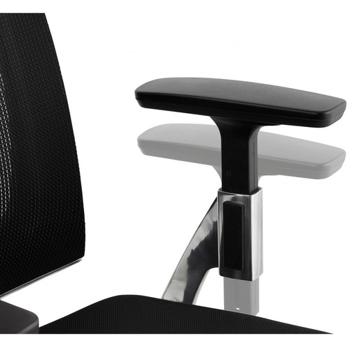 Chaise de bureau noire 65x68x111 cm BSIMONE Noir 3S. x Home Meuble & Déco