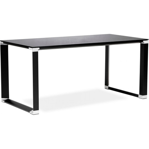 Table de bureau noire 80x160x73 cm GARY 3S. x Home