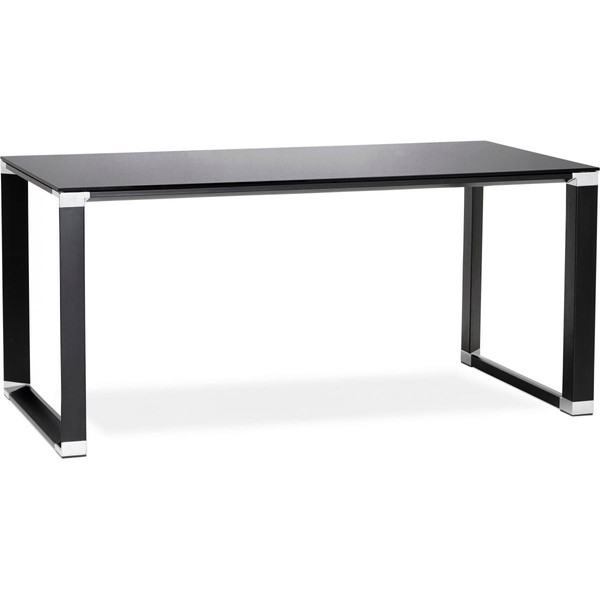 Table de bureau noire 80x160x73 cm GARY 3S. x Home Meuble & Déco