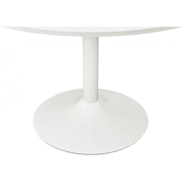 Table en bois ronde blanche EMMA 3S. x Home