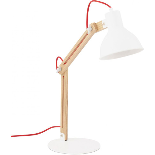 3S. x Home - Lampe scandinave Blanche KEVIN - Lampe
