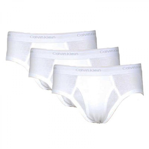 Calvin Klein Underwear - PACK 3 SLIPS FERMES BRIEF HOMME - Coton & Elasthanne - Slip  homme