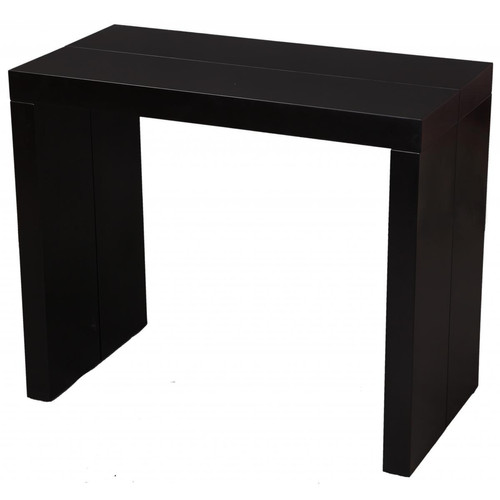3S. x Home - Console extensible 225cm Noir Mat MAXIMB - Table Design