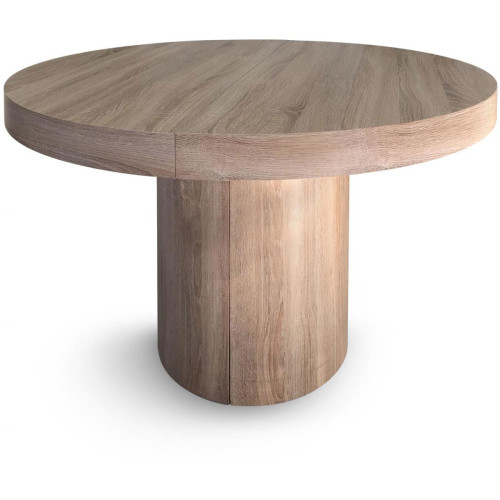 3S. x Home - Table Ronde Extensible Chêne WAEL - Table Design