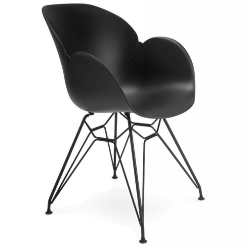 3S. x Home - Chaise design En Plastique Noir DESIGN - Sélection meuble & déco Intemporel