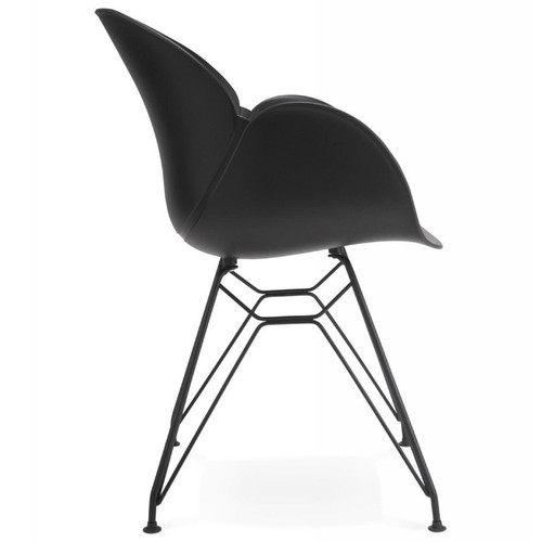 Chaise design En Plastique Noir DESIGN 3S. x Home