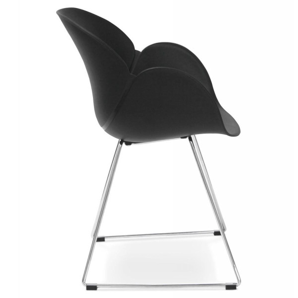 Chaise àn Plastique Avec Piètement En métal Noir TEXAS 3S. x Home