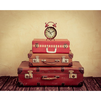 Tableau Voyage Suitcases Travel 50x50
