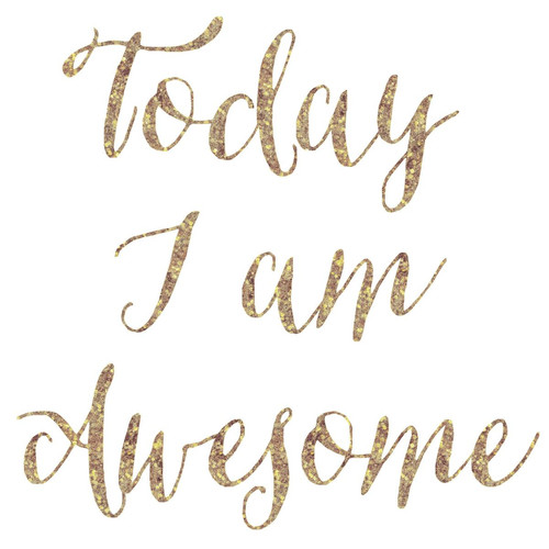 3S. x Home - Tableau Quotes Awesome 50x50 - Tableau Et Toile Design