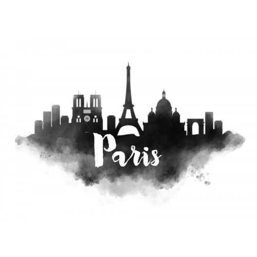 3S. x Home - Tableau City Paris Skyline 80x55 - Tableau, toile