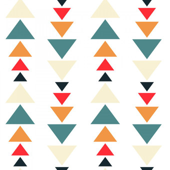 Tableau Pattern Triangles Colorés 50x50