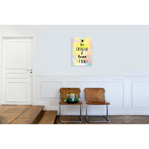Tableau Quotes Be Creative 55x80 3S. x Home
