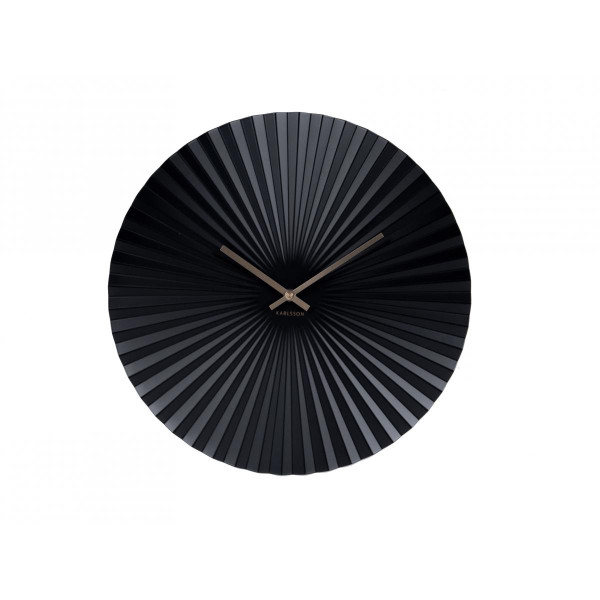 Horloge Murale En Métal Noire TIME Noir 3S. x Home Meuble & Déco