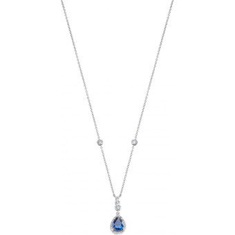 Collier et pendentif Morellato SAIW09 - Collier et pendentif Cristaux Bleu