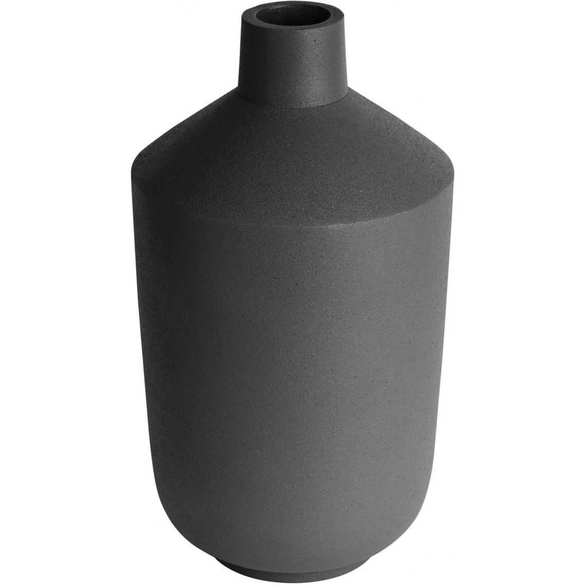 DESCRIPTION: Apportez du style à votre intérieur contemporain chic avec ce   Vase Bouteille Noir SAQU  d'un coloris gris foncé très élégant. Caractéristiques : 