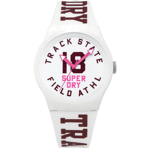 Superdry Montres - Montre Superdry SYL182VW - Montre Silicone Blanche  Femme - Superdry Montres