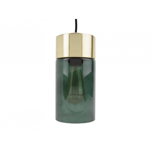 3S. x Home - Suspension Verre Vert Doré TANTA - Lampes et luminaires Design