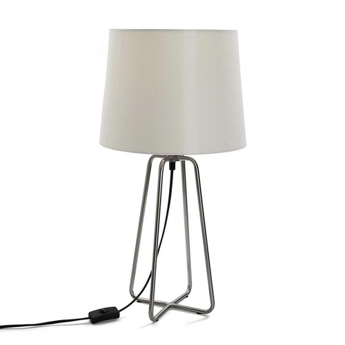 3S. x Home - Lampe à Poser Filaire Blanc RILEY - Lampe