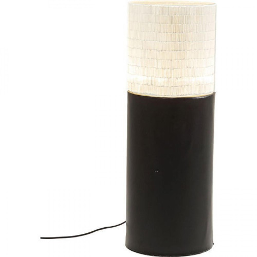 Kare Design - Lampadaire Cylindre Noir TORRANCE - Promo Lampes et luminaires Design