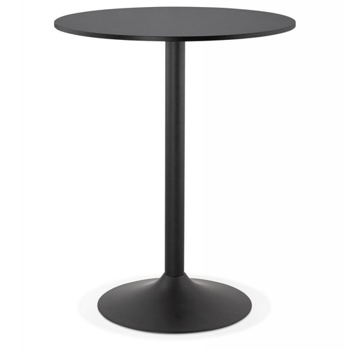 3S. x Home - Table de Bar Noire ORTUELLA - Table de bar