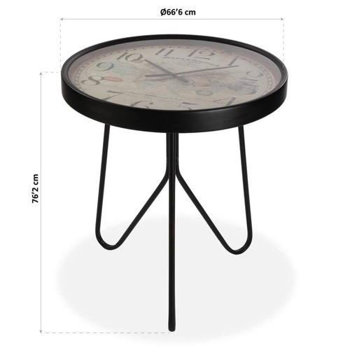 3S. x Home - Table Auxiliaire Metal EZZA - Table basse