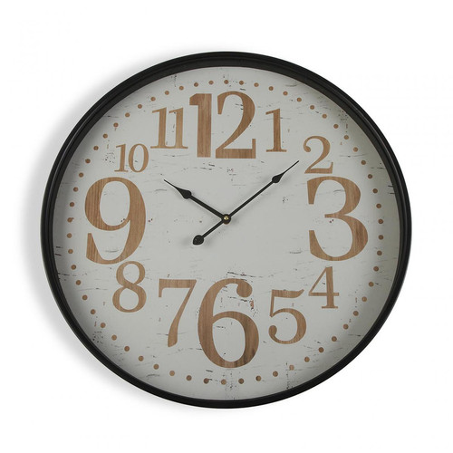 3S. x Home - Horloge Murale Bois HISTI 60Cm - Promo La Déco Design