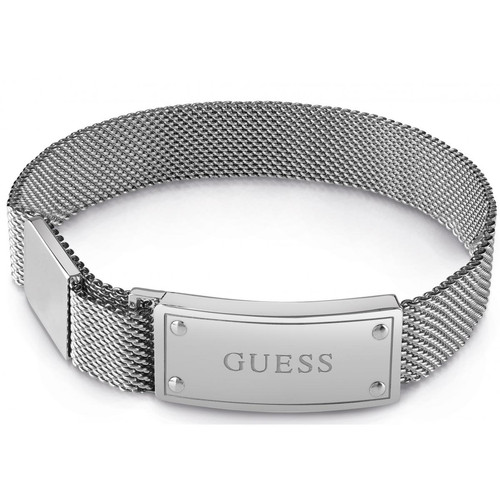 Guess Bijoux - Bracelet Guess Bijoux UMB28022 - Mesh acier plaque fermeture magnétique - Guess Bijoux