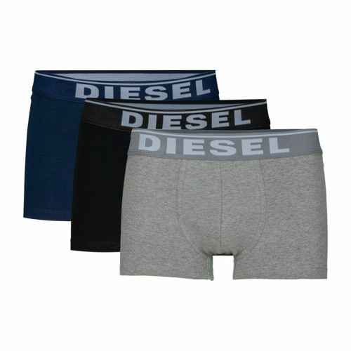 Diesel Underwear - Pack de 3 boxers unis Bleu/ Noir/ Gris - Diesel Underwear