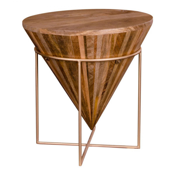 Table Basse en Bois Design MARINA Marron House Nordic Meuble & Déco