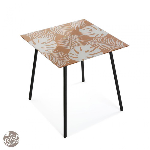 3S. x Home - Table d\'Appoint Verre MARIANO - Collection ethnique meuble deco