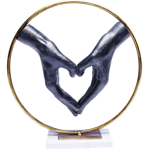 Kare Design - Statue Heart Hands TAHARA - Mobilier Deco