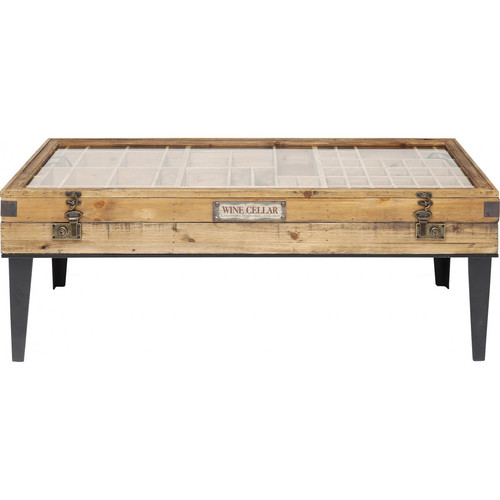Kare Design - Table Basse Bois TENNESSEE - Mobilier Deco