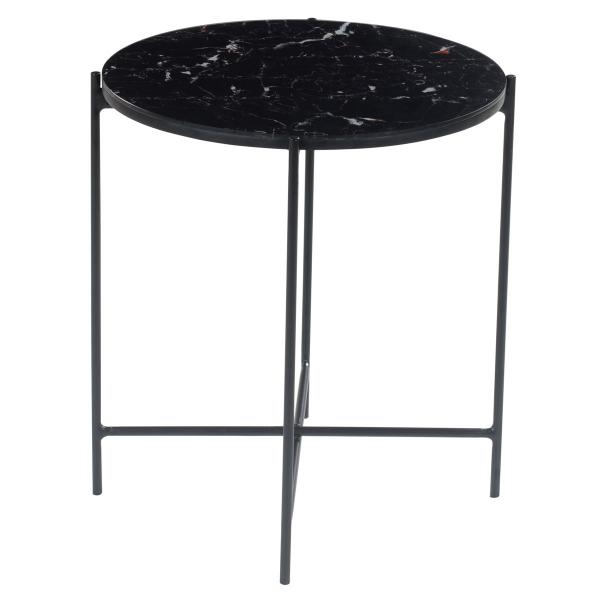 Table d'Appoint Métal Noir VIKA Noir 3S. x Home Meuble & Déco