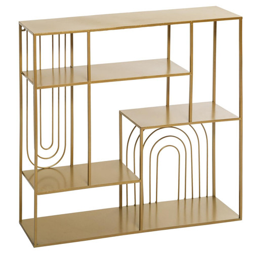 3S. x Home - Etagere Murale SLOW Gold - Mobilier Deco