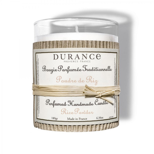 Durance - Bougie parfumée traditionnelle Poudre de Riz - Durance - Mobilier Deco