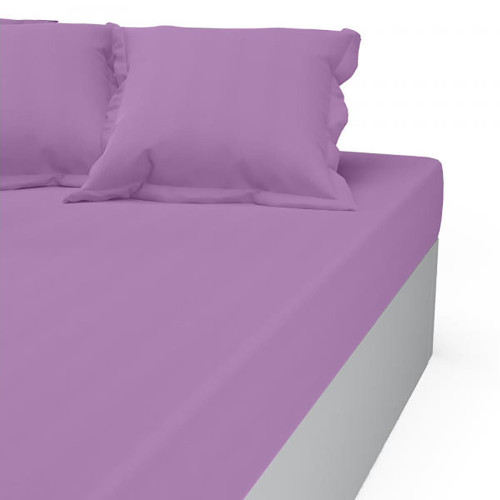 3S. x Tertio (Nos Unis) - Drap-housse coton TERTIO® - Linge de lit violet