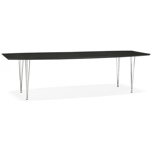 3S. x Home - Table KEYLA 2,7m Noire - Table Salle A Manger Design