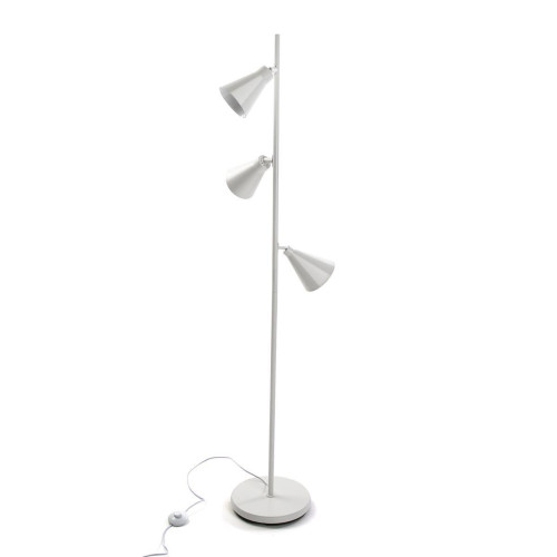 3S. x Home - Lampe Sur Pied 3 Spots MIRA Blanche - Mobilier Deco