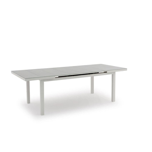 3S. x Home - Table de jardin ALU extensible aluminium - Sélection meuble & déco Intemporel