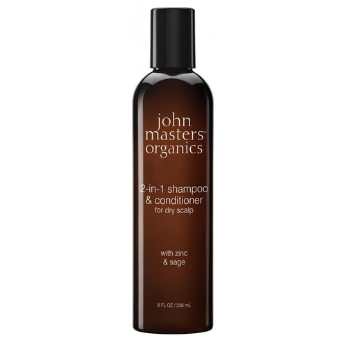 John Masters Organics - Shampoing et après-shampoing 2-en-1 zinc & sauge - John Masters Organics  - Soins homme