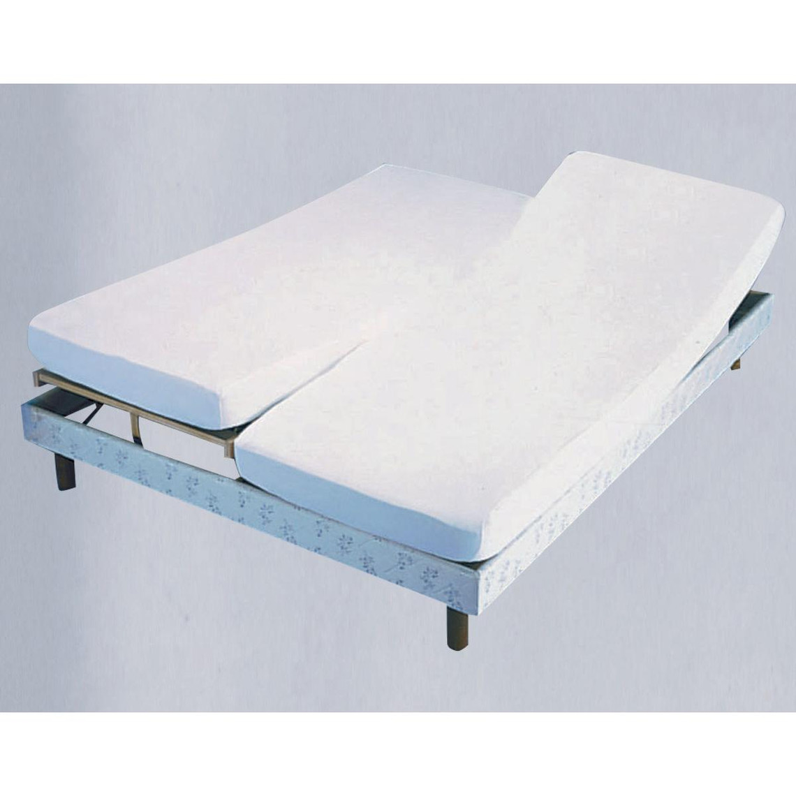 protège-matelas flanelle plateau imperméable pour lit articulé