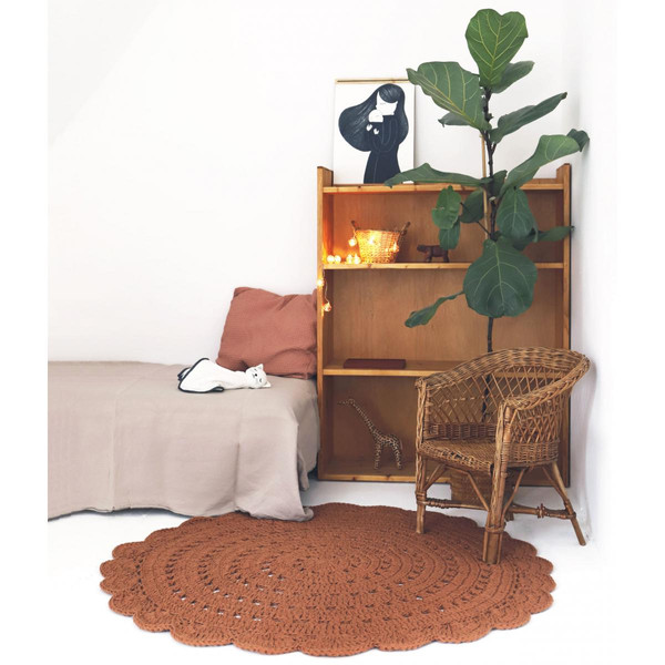 Tapis rond Ambre 3S. x Home
