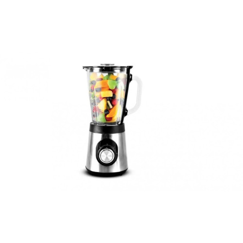 Kitchencook - Blender en verre gradué 500W B9turbo - Inox - Blender