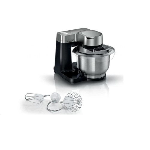 Bosch - Robot pâtissier Bosch MUM2 Noir compacte et multifonction - Appareil de Cuisson et préparation culinaire