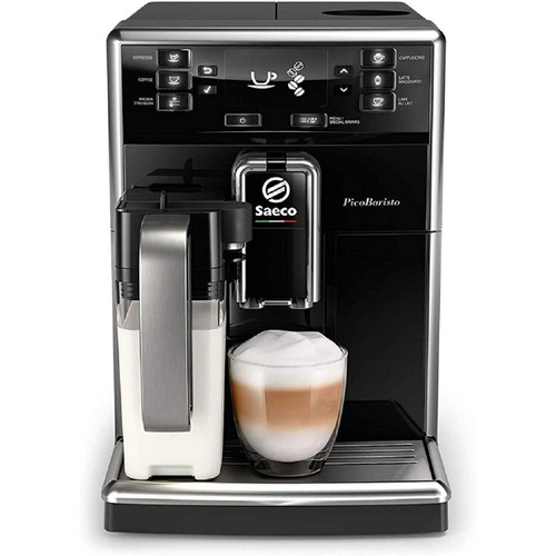 Saeco - Machine à café Expresso broyeur PicoBaristo SM5470/10 - Noir - Petit déjeuner