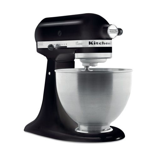 Kitchenaid - Robot pâtissier 4,3L - Classic 5K45SS - Noir réglisse - Appareil de Cuisson et préparation culinaire