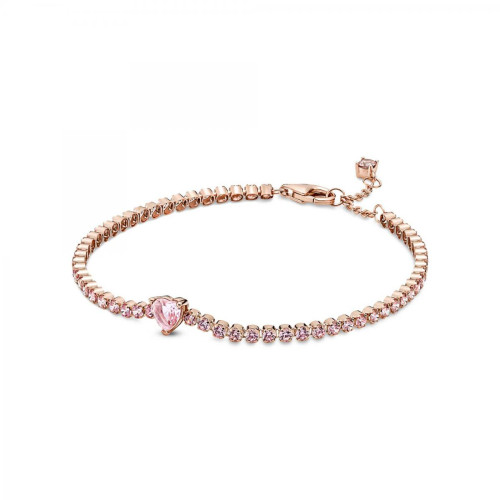 Pandora - Bracelet Rivière Pavé avec cristaux Rose  Pandora Timeless - Rose gold - Bracelet pandora