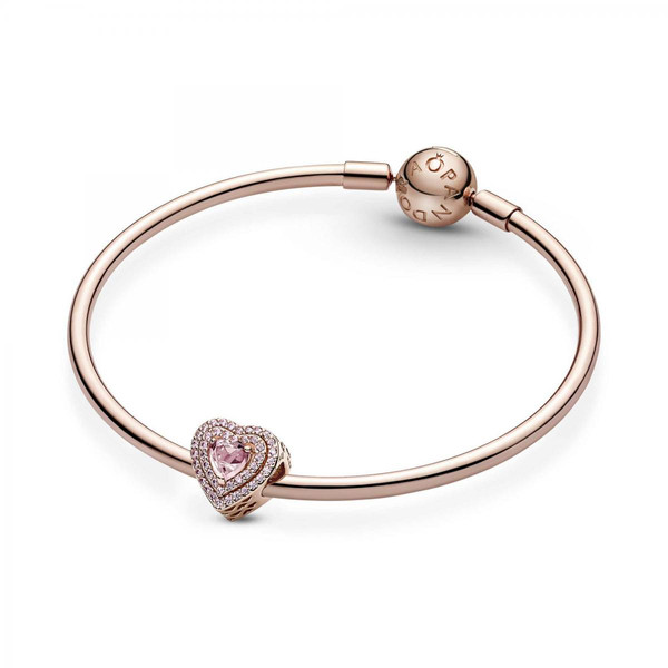 Charm Cœurs Nivelés Scintillant Pandora Timeless - Rose gold Bijoux