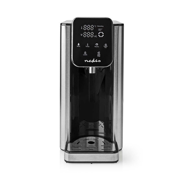 Distributeur d'eau chaude - KAWD300FBK - Argent/Noir Argent Nedis Meuble & Déco