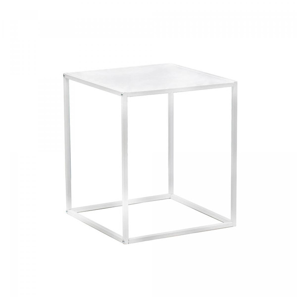 Table/bout de canape en métal blanc Style Industriel Blanc 3S. x Home Meuble & Déco